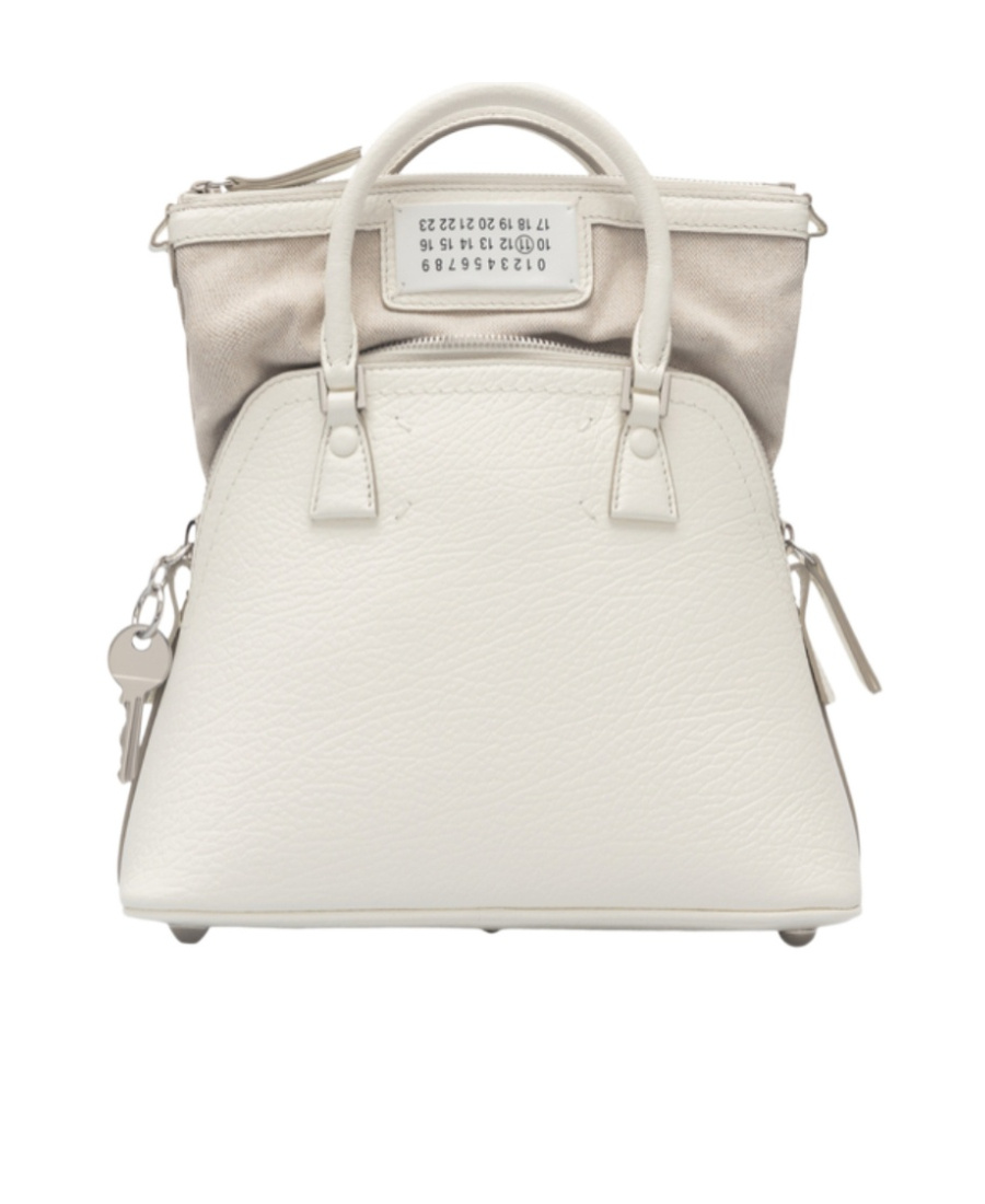 Maison Margiela 5ac Medium White Crossbody Bag In White
