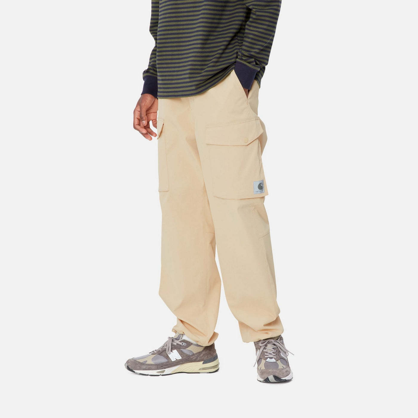Carhartt Biege Balto Cargo Pants In Nude