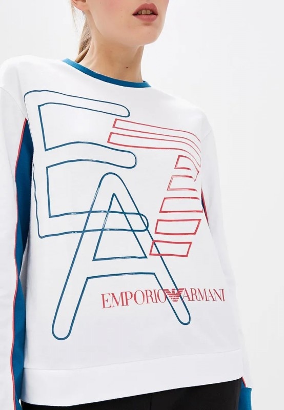 EA7 LOGO SWEATER
