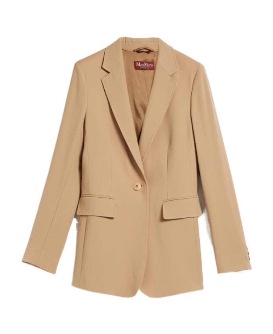 MAX MARA SINGLE-BREASTED WOOL BLAZER