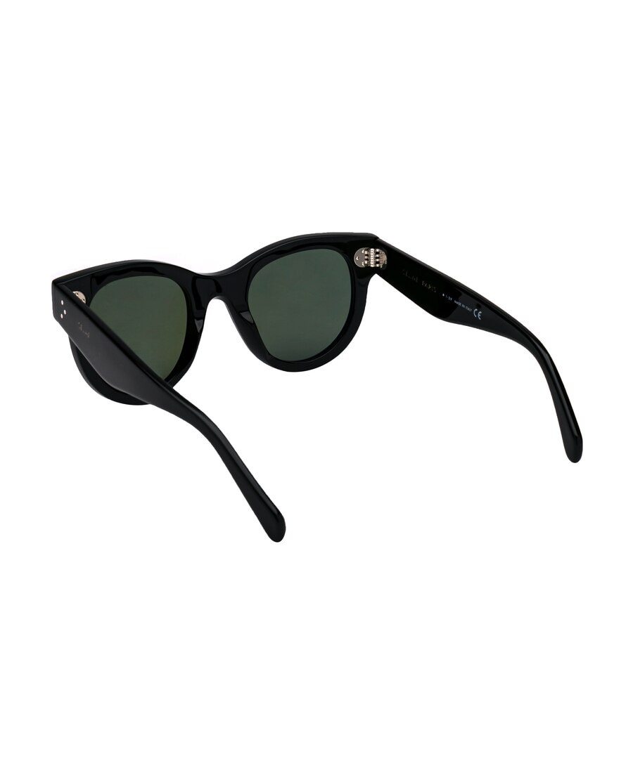 Celine Elliptical Sunglasses In Black