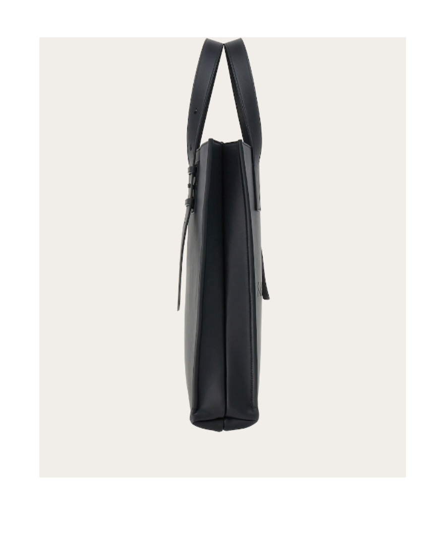 FERRAGAMO EMBOSSED LOGO HANDBAG 