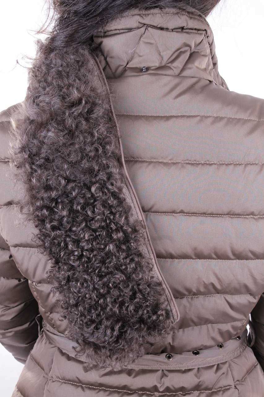 Moncler Agave Down Jacket In Gray