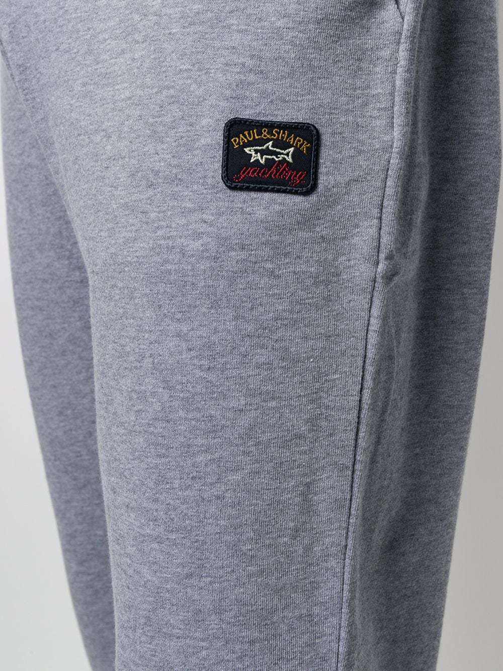 Paul & Shark Logo Patch Joggers In Gray