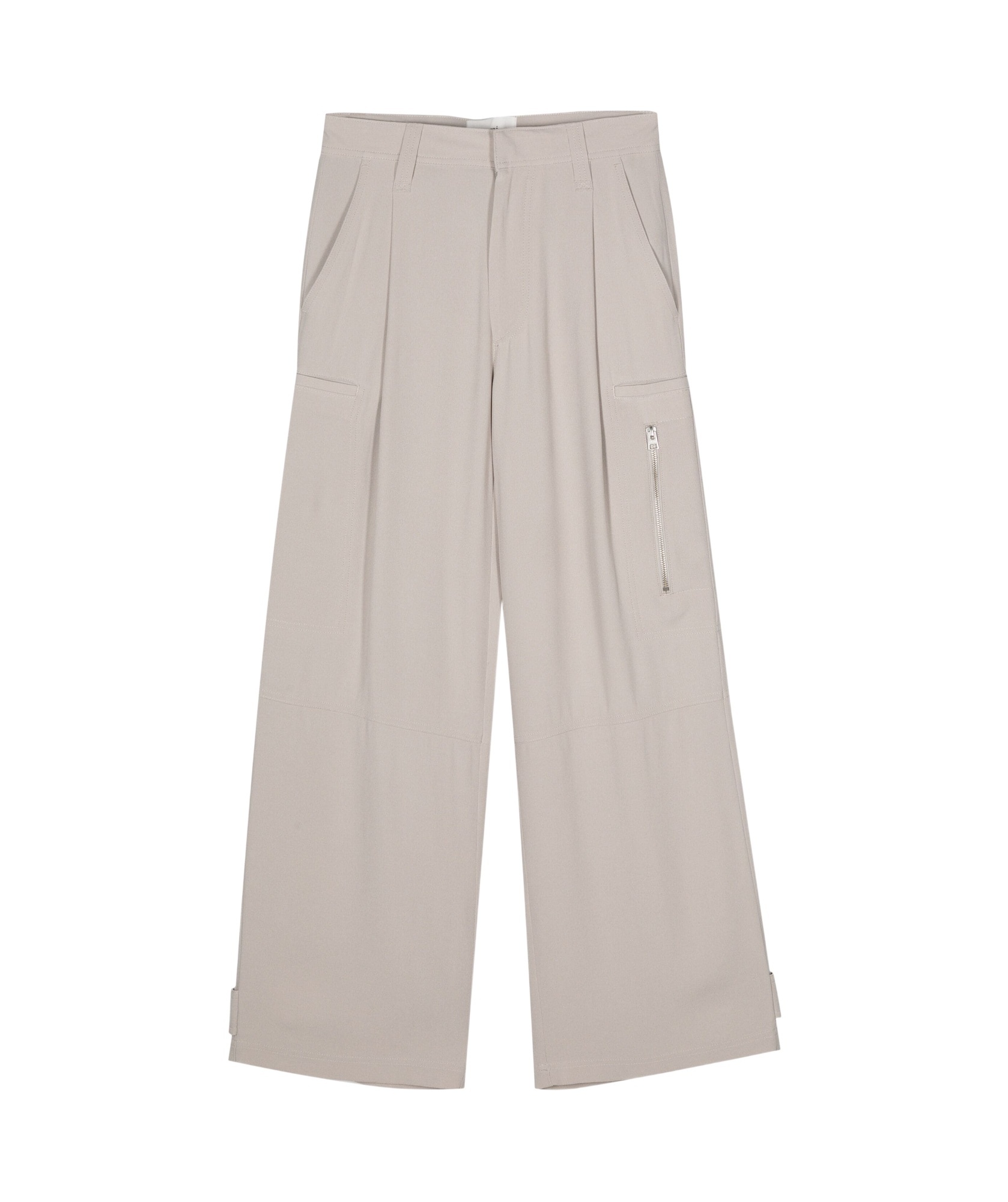 Ami Alexandre Mattiussi Straight-leg Cargo Pants In Nude