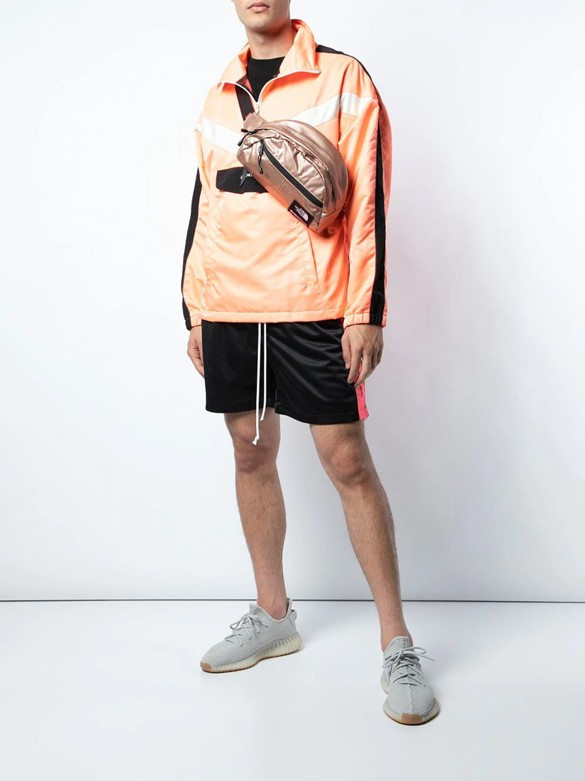 Daniel Patrick Logo Spliced Casual Jacket In Black