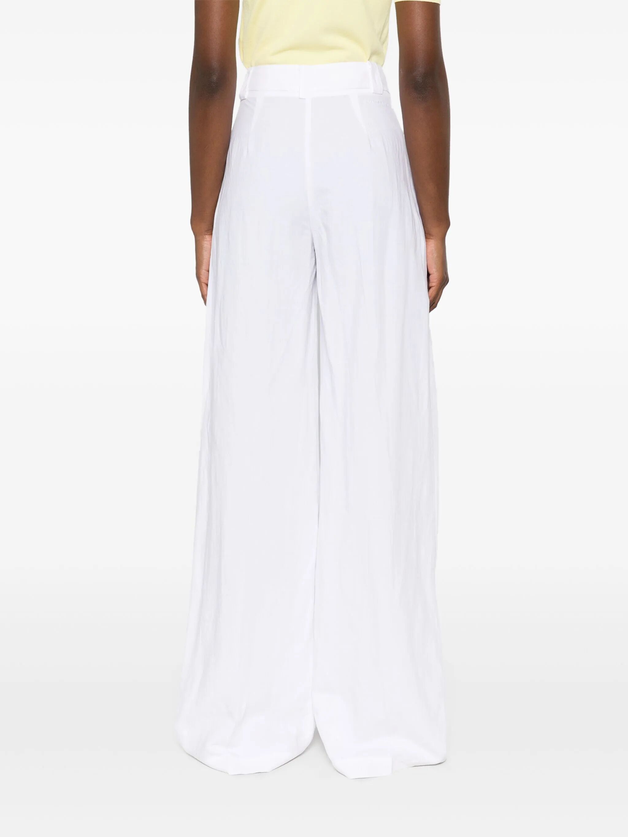Ermanno Firenze Belt Loops Slacks In White