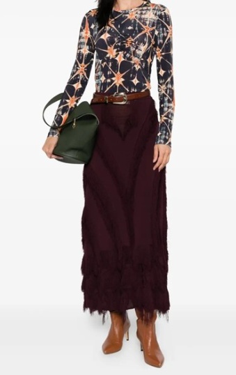 Ulla Johnson Neri Long Slee Rouches Top In Black