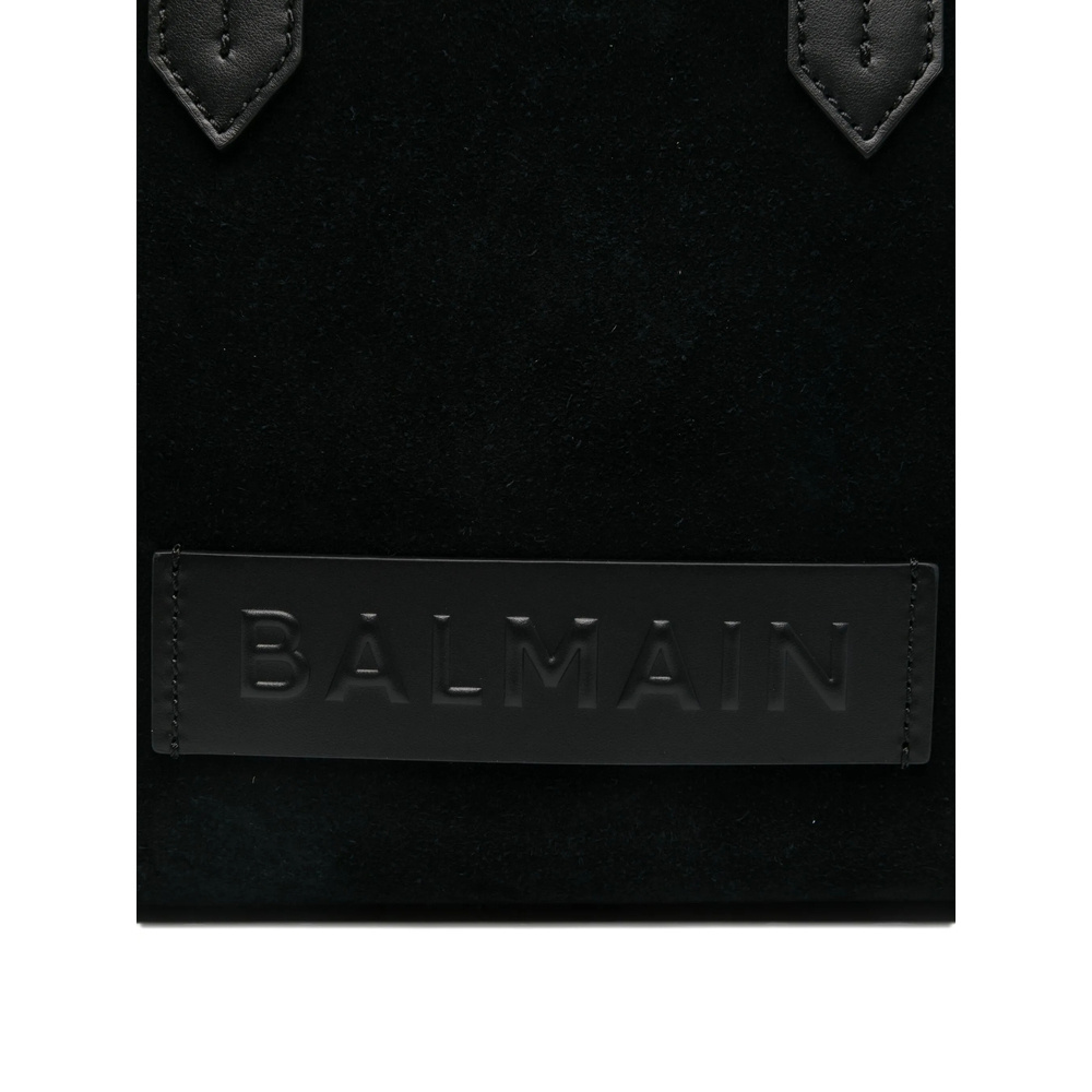 Balmain B-army Embossed-panel Tote Bag In Black