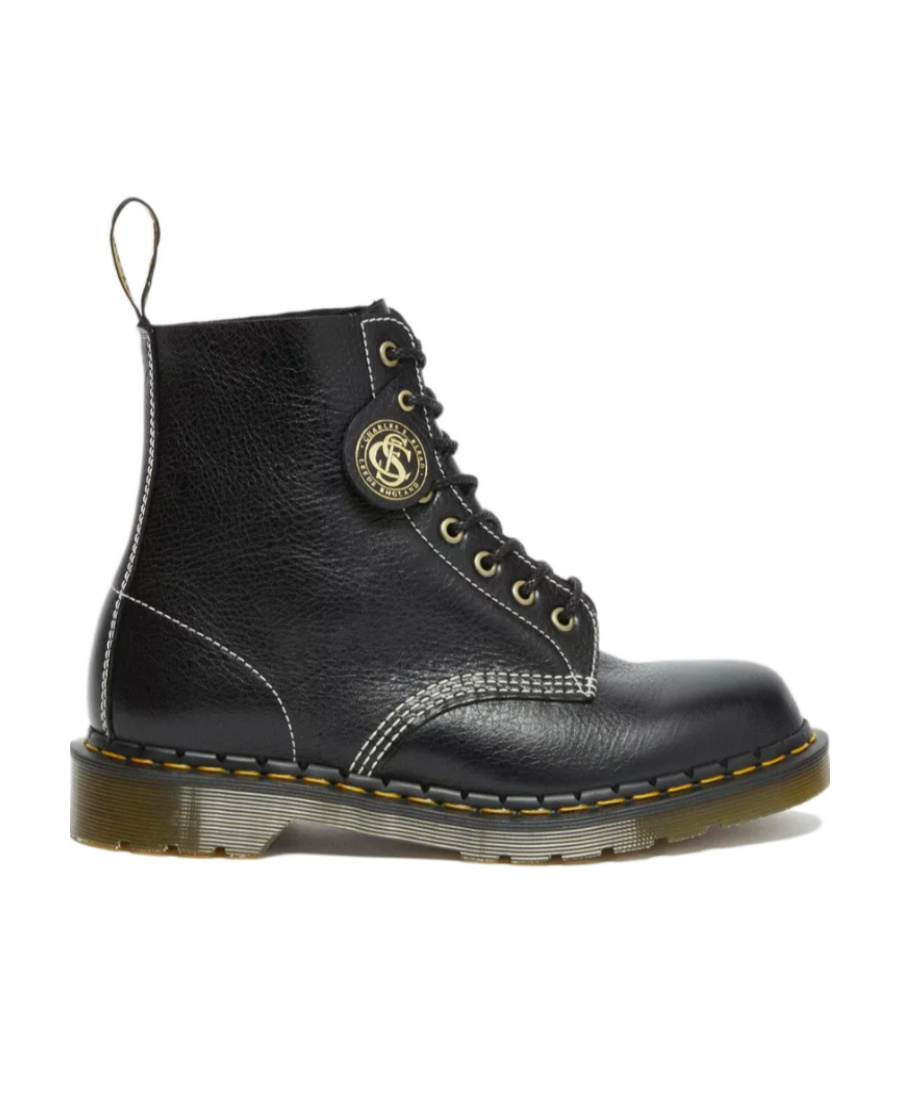 Dr. Martens' 1460 Kudo Ankle Boots In Black