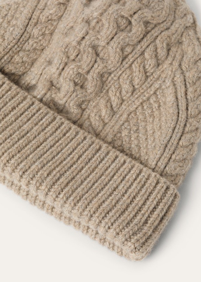 Loro Piana Eyre Beanie Hat In Neutral