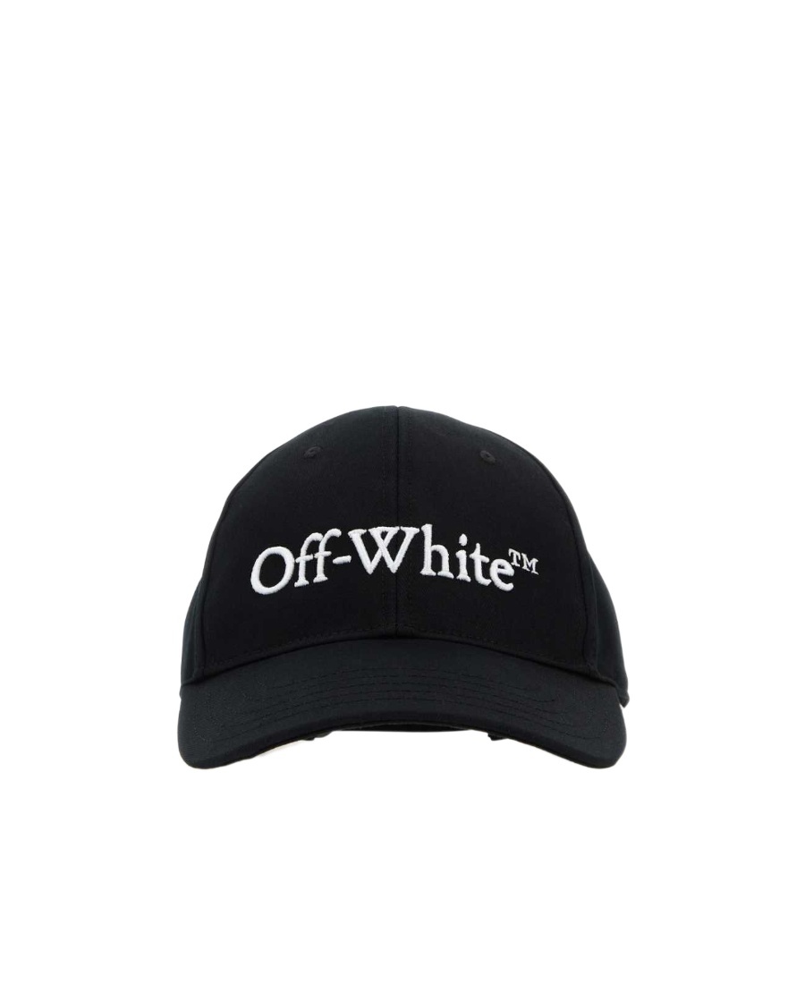 Off-white Woman Black Cotton Hat In Black
