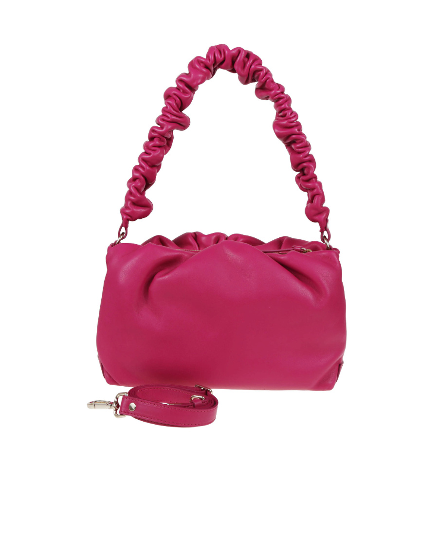 Zanellato Ruched-handle Leather Shoulder Bag In Red