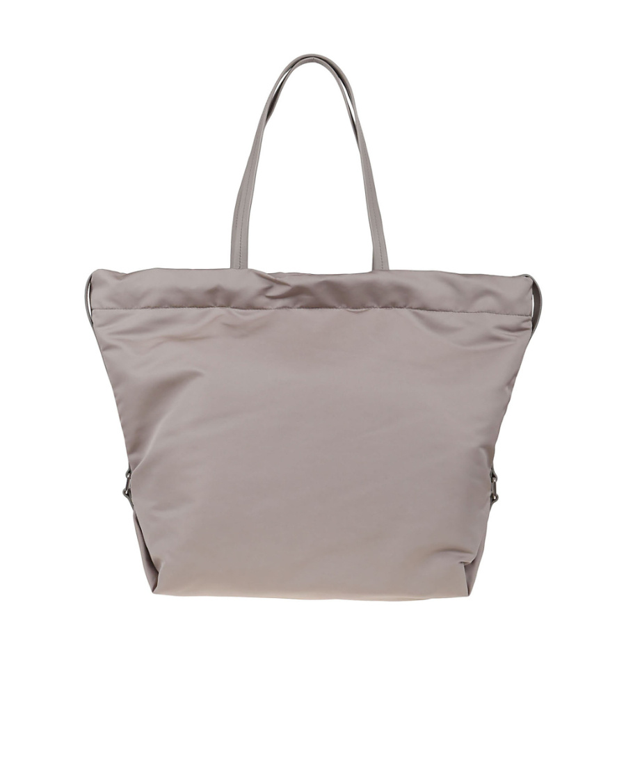 Alexander Mcqueen Embroidered-logo Tote Bag In Gray