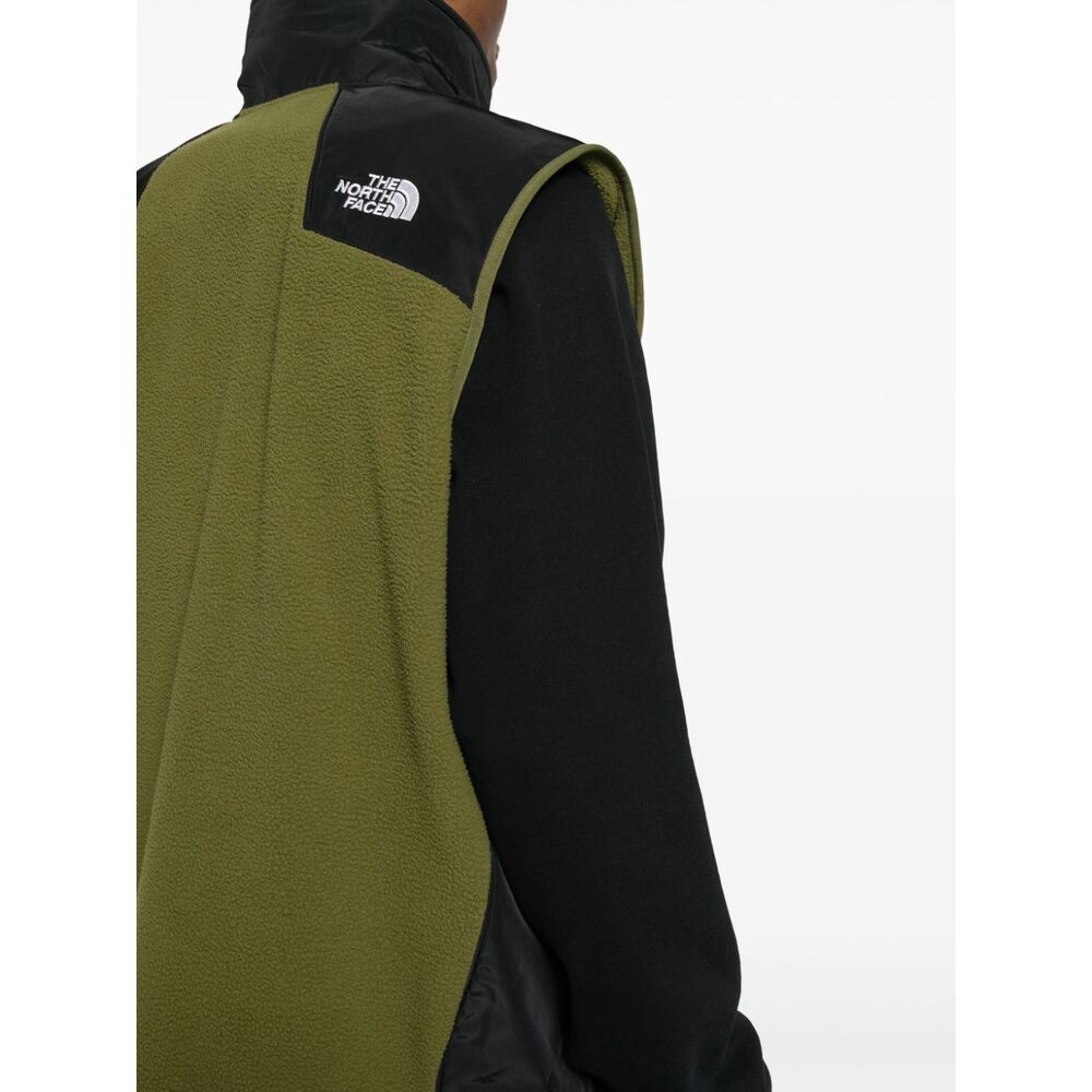 The North Face Zipper Vest In Green