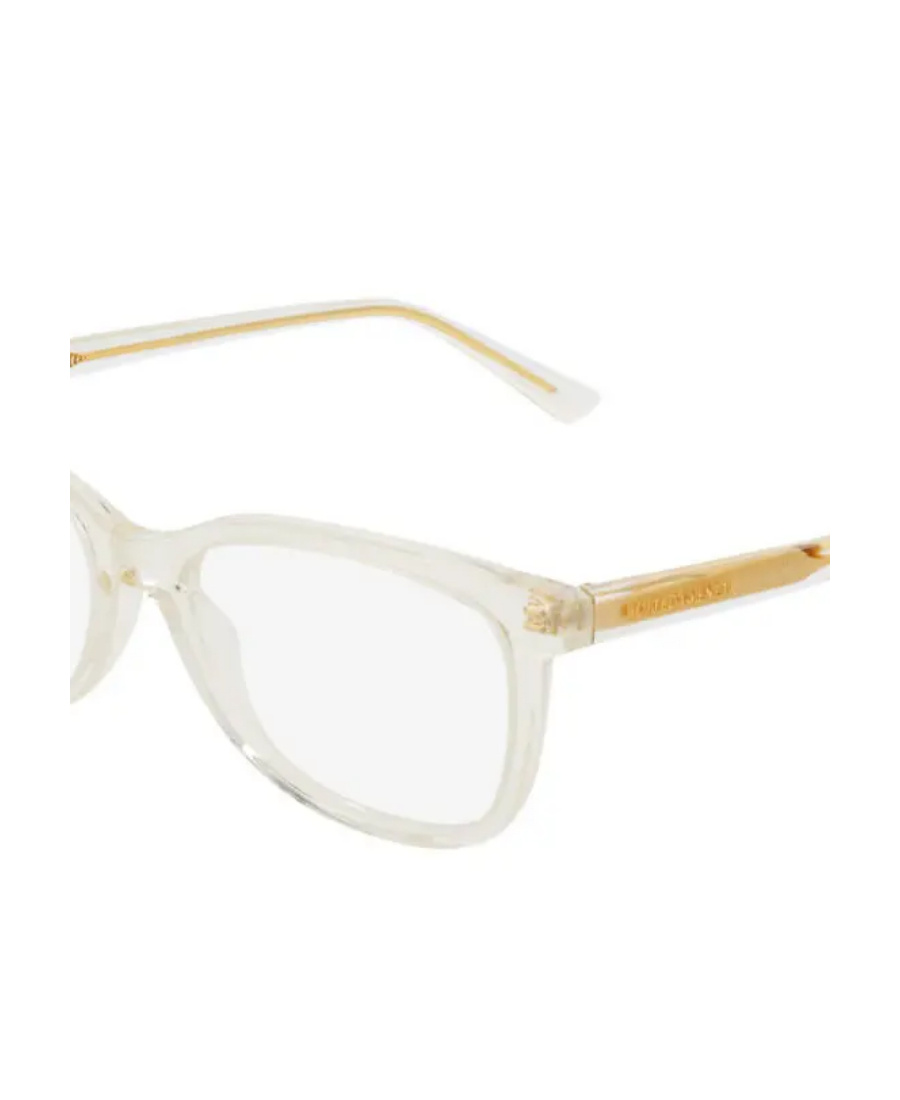 Bottega Veneta Logo Detail Flat Lens In White