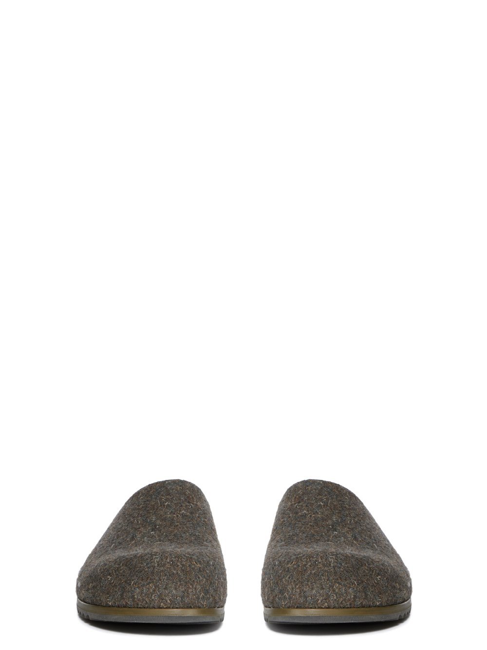 Rick Owens Gray Concordians Granola Mule Loafers In Brown