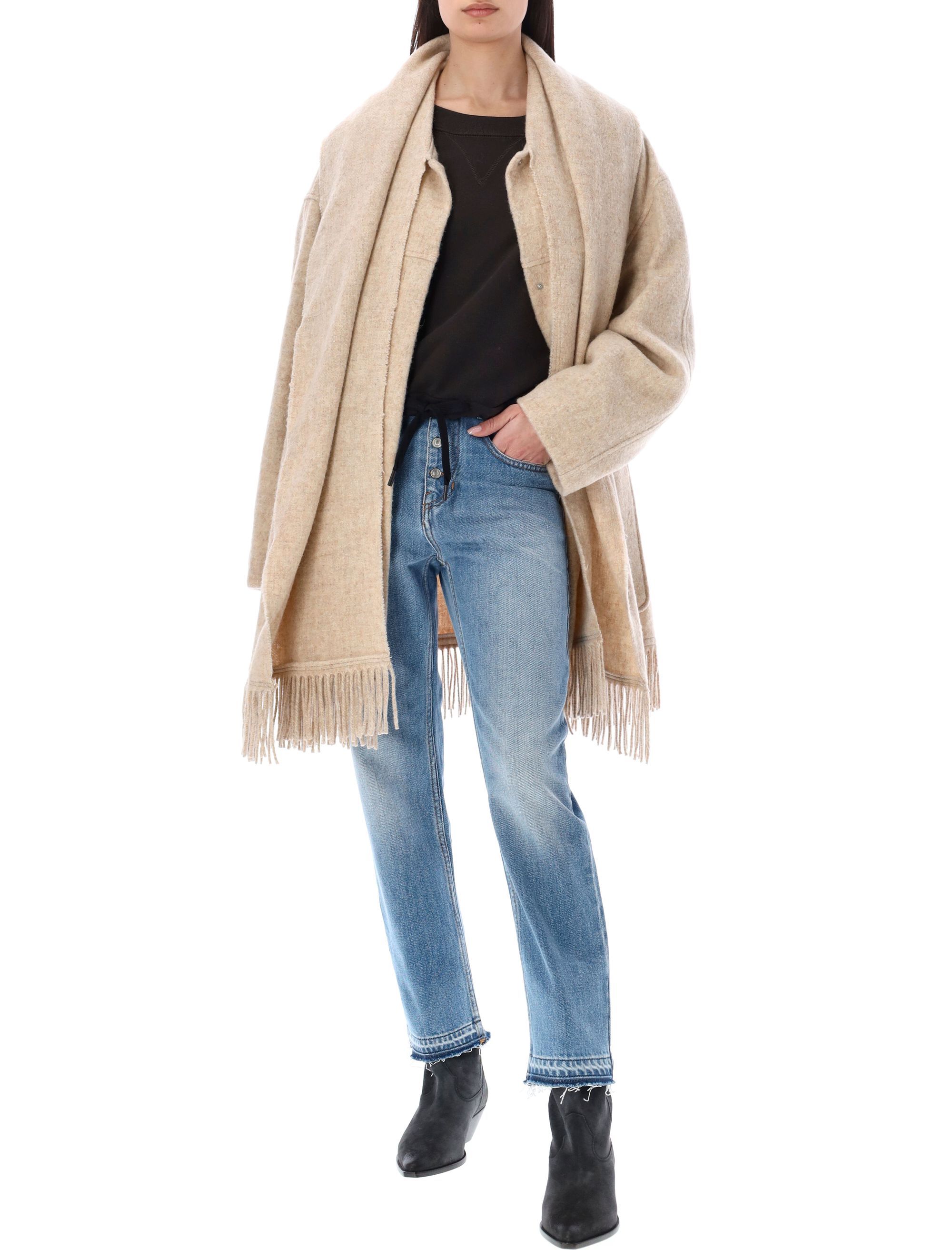 ISABEL MARANT ÉTOILE BELDEN CROPPED DENIM JEANS
