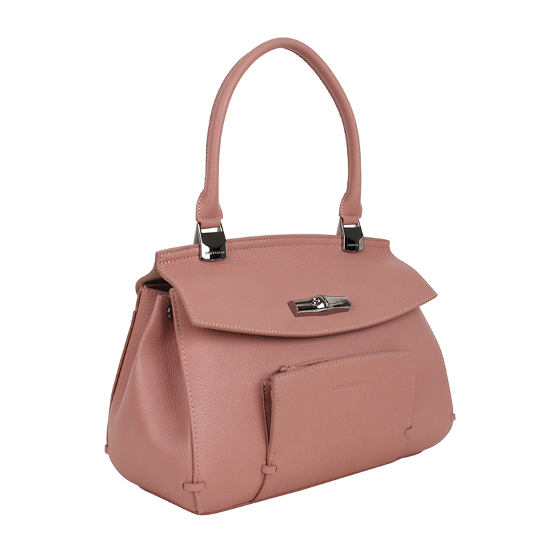 Longchamp Logo Handbag In Pink