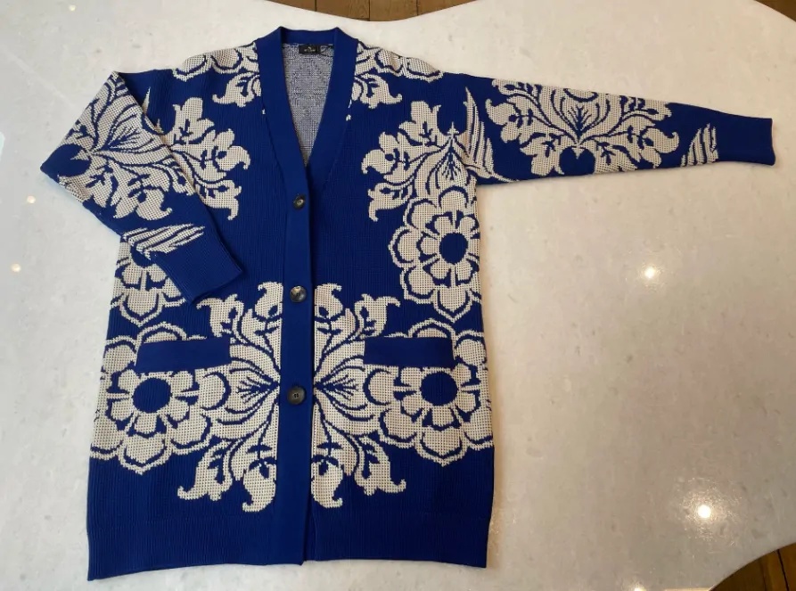 Etro Cardigan In Blue