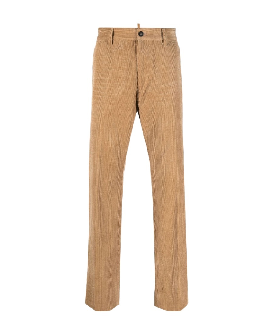 Dsquared2 Straight Casual Pants In Nude