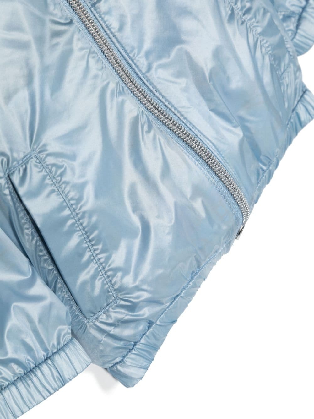 Herno Hooded Rain Jacket In Blue