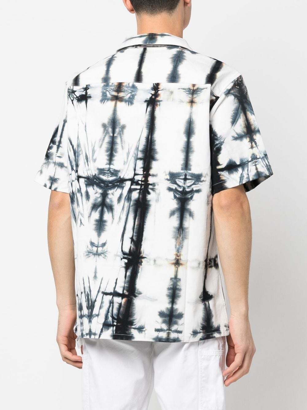 Nahmias Tie-dye Short-sleeve Shirt In White