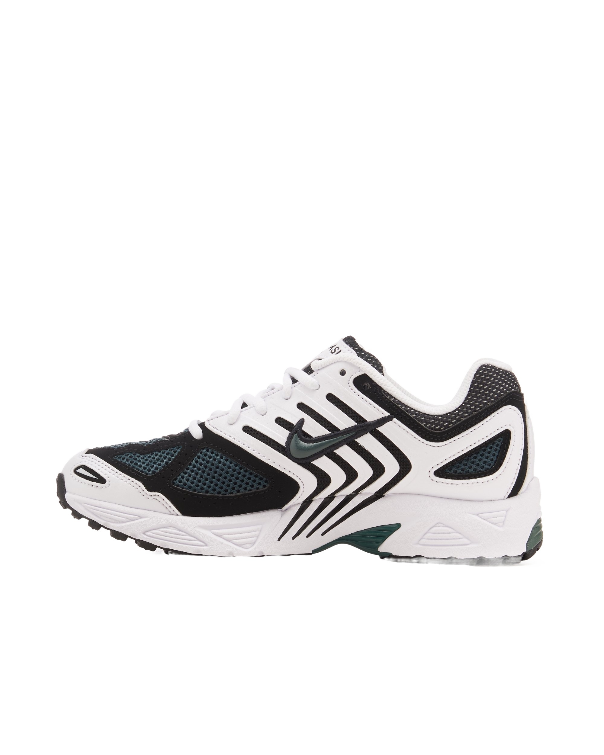 Nike Mesh Upper Sneakers Leather Overlays In White