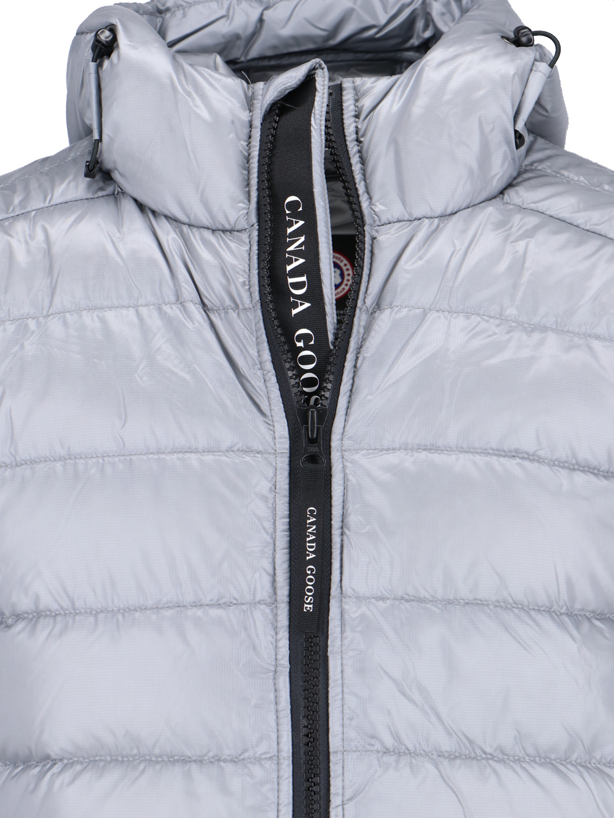 Canada Goose Crofton Padded Recycled-polyamide-down Hooded Puffer Jacket In Gray