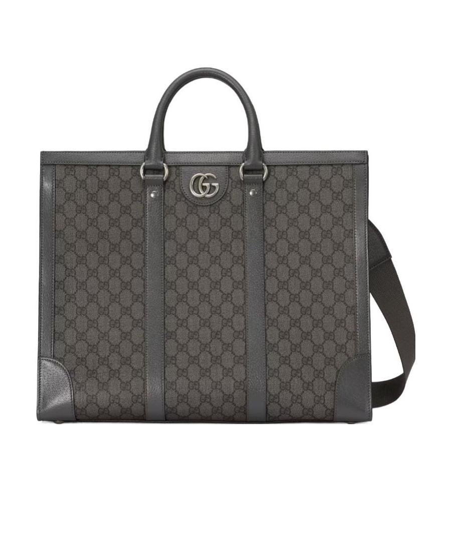 Gucci Large Ophidia Tote Bag In Black