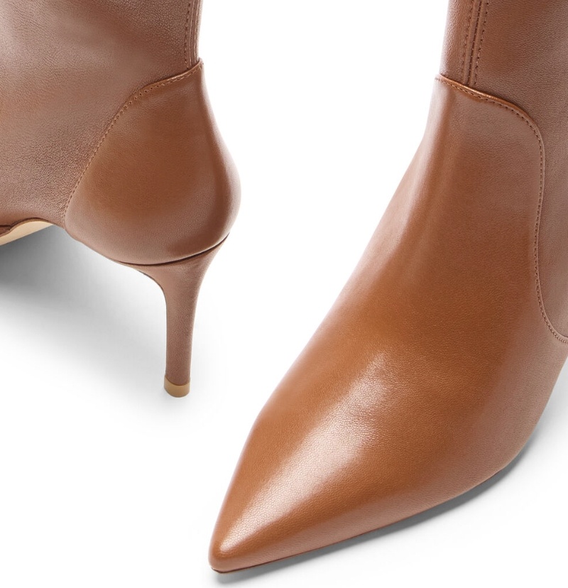 Stuart Weitzman 75mm Stuart Power Boots In Brown