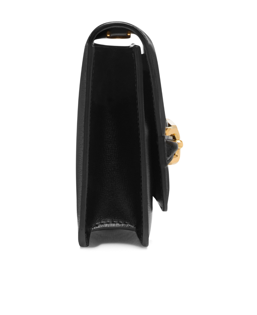 Tom Ford Mini Box Palmellato Shoulder Bag In Black