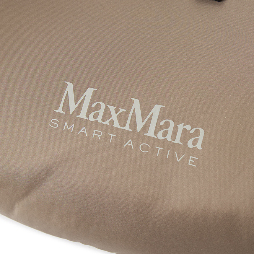 Max Mara Zippered Waist Pack In Brown