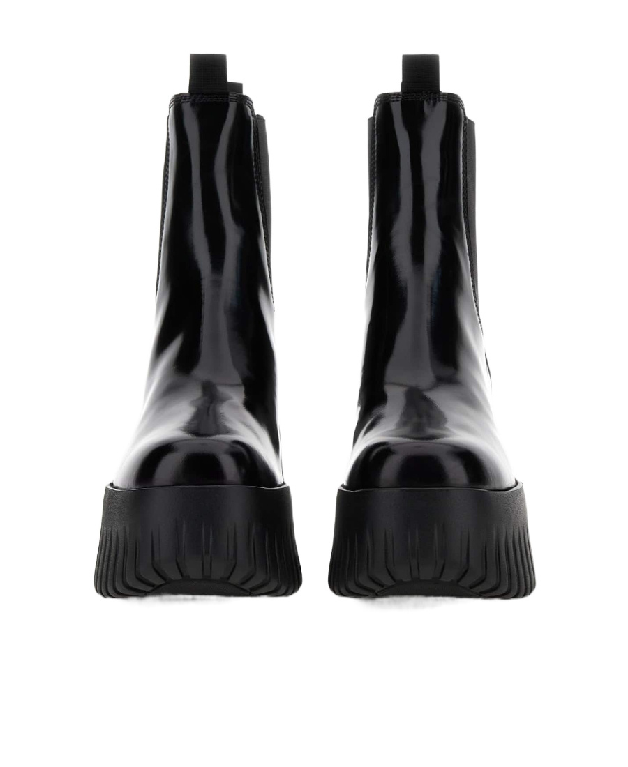 Hogan H-stripes Wedge Chelsea In Black