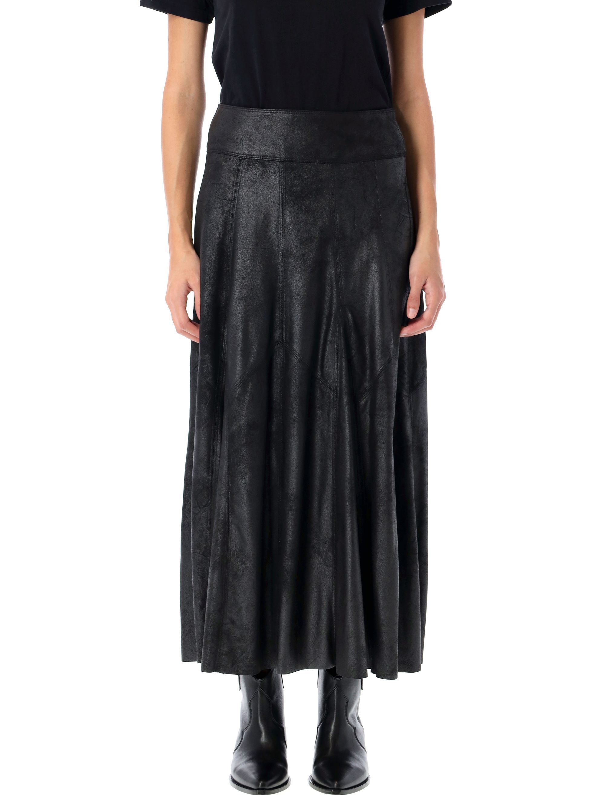 ISABEL MARANT ISABEL MARANT GENEVI FLARED MIDI SKIRT