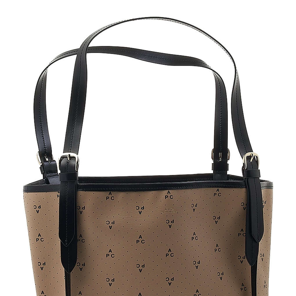 Apc Logo Handbag In Brown