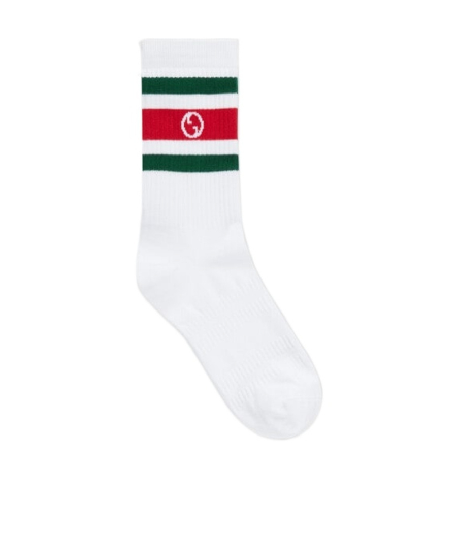 GUCCI ROUND INTERLOCKING G COTTON SOCKS
