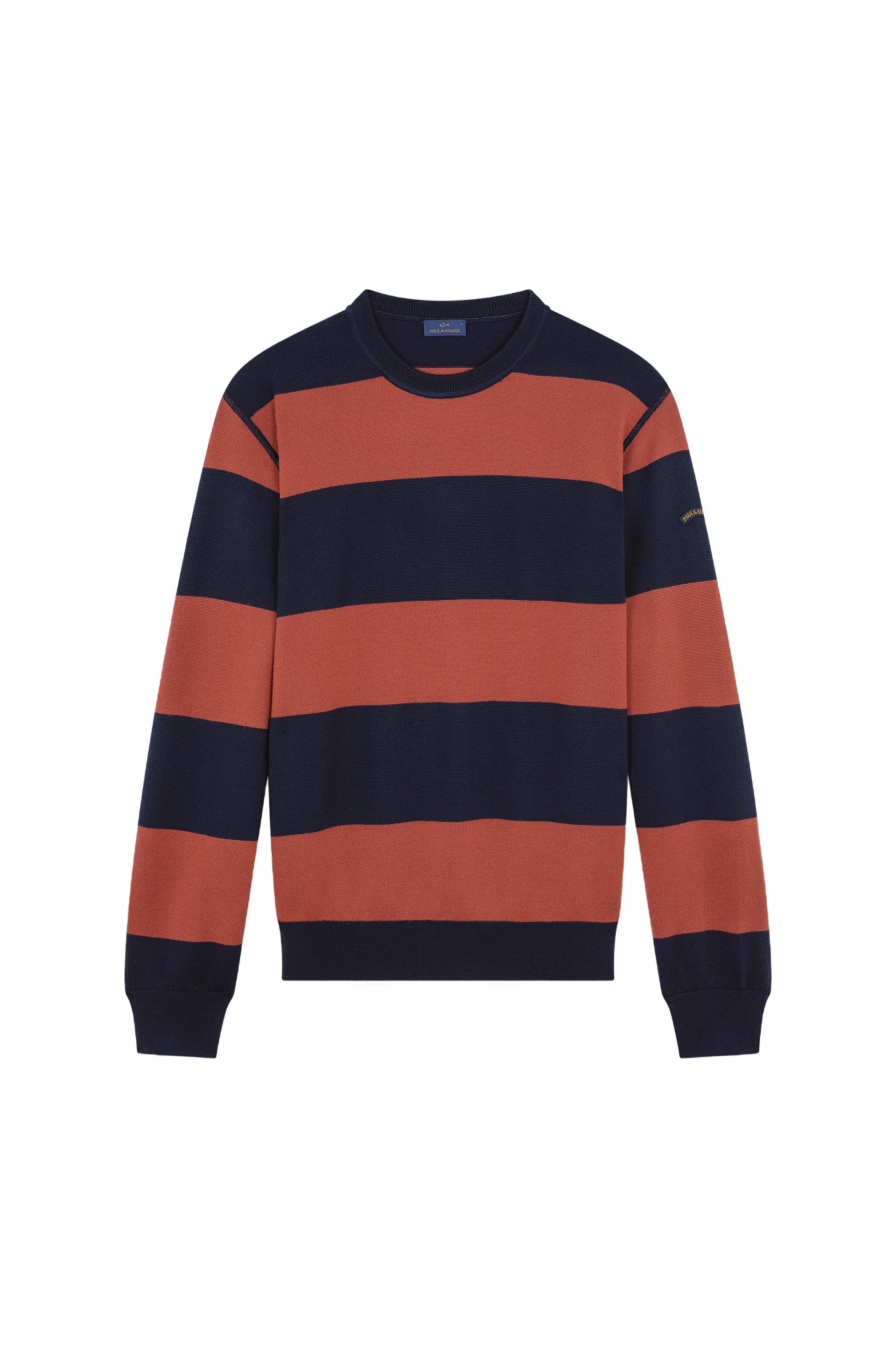 Paul & Shark Striped Cardigan In Black