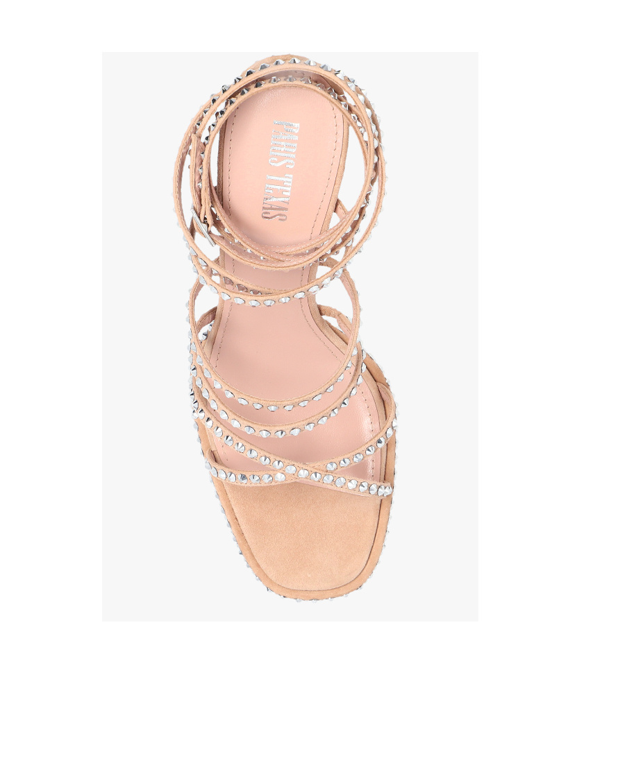 Paris Texas Holly Evita 130mm Platform Sandals In Brown