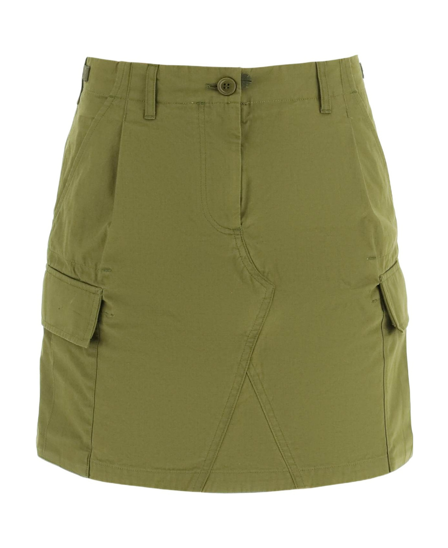 KENZO CARGO COTTON MINI SKIRT 