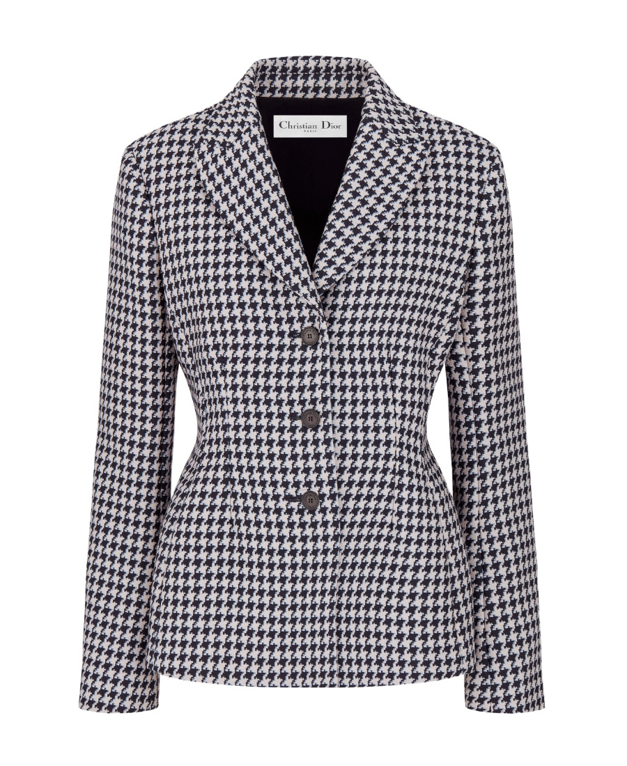Dior Single-breasted Wool Suit Jacket In Black