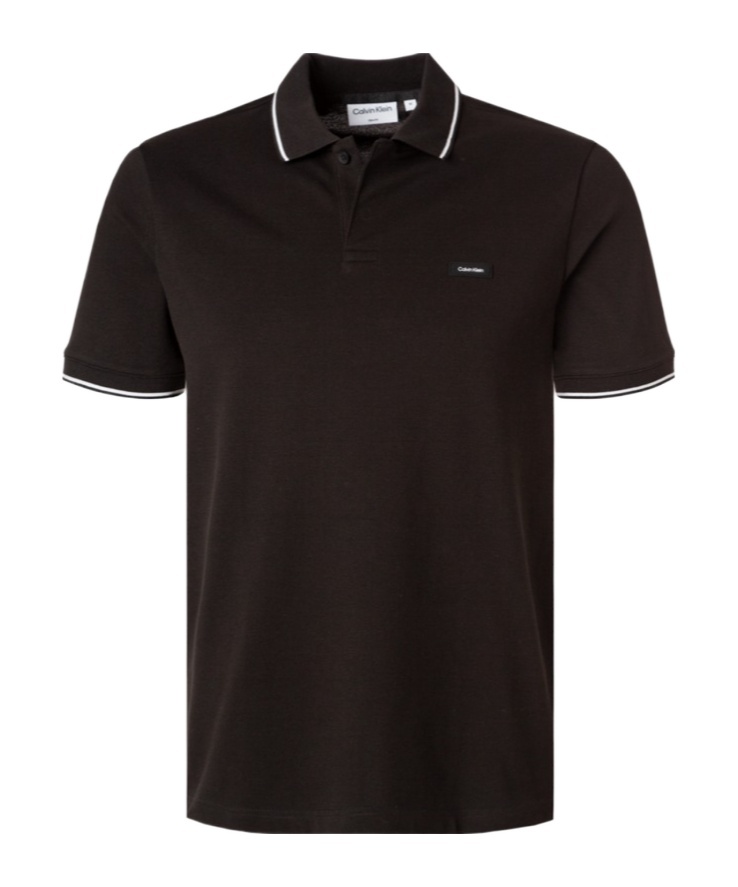 Calvin Klein Jeans Est.1978 Short-sleeved Polo Shirt In Black