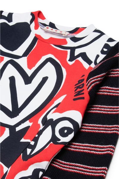 Marni Logo-print Cotton Dress
