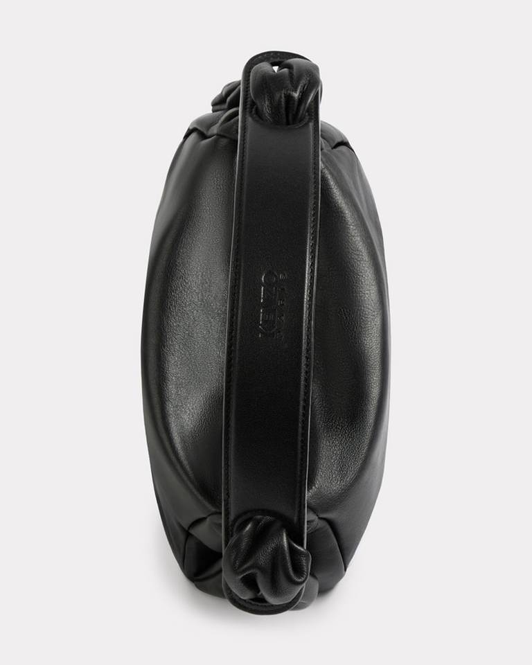 Kenzo ' Furoshiki' Bag In Leather In Black
