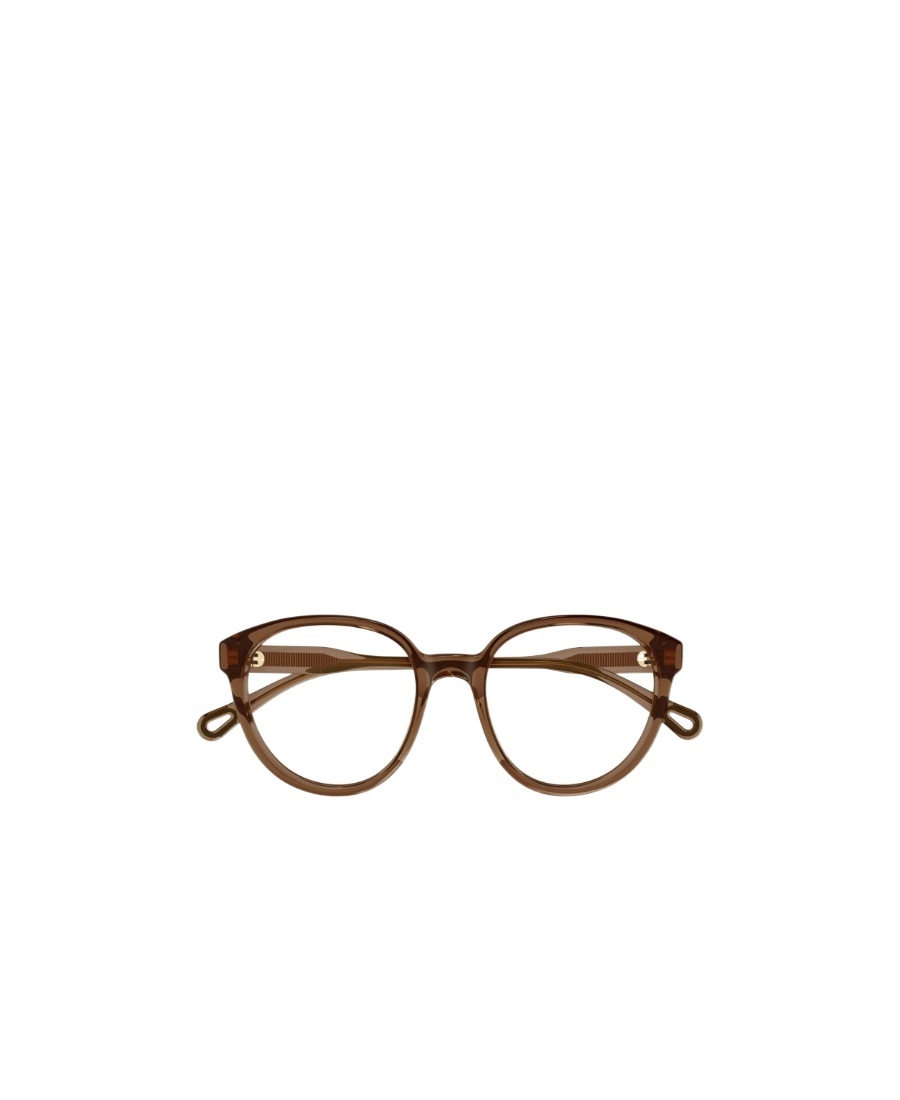 Chloé Round-frame Glasses In Brown
