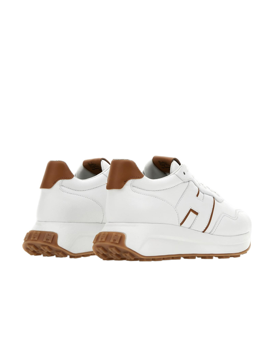 Hogan Smooth Leather Sneakers In White