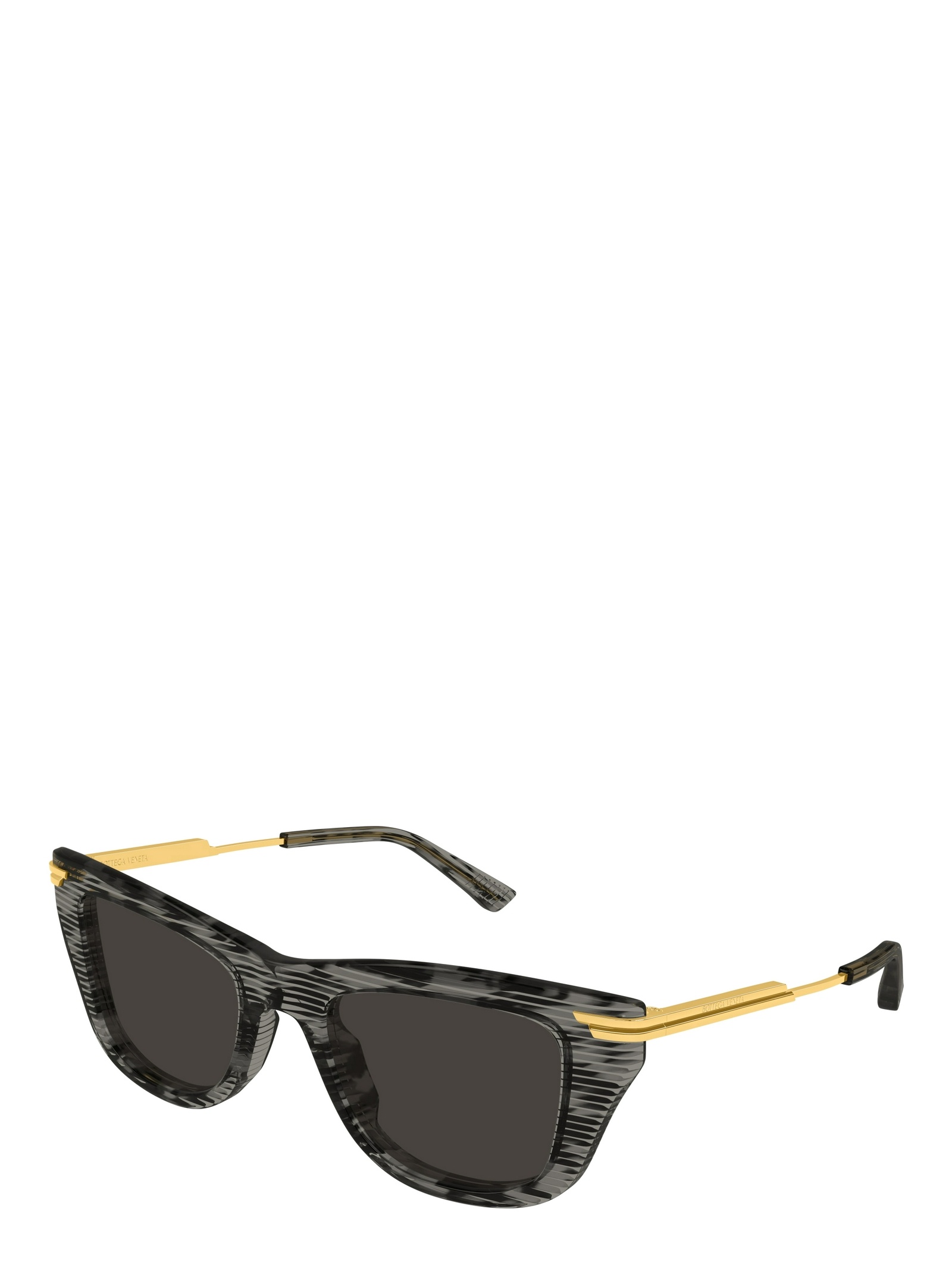 Bottega Veneta Eyewear Cat-eye Frame Sunglasses In Black