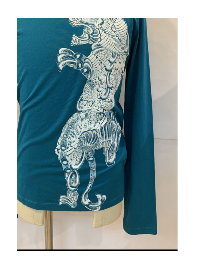 Just Cavalli Pattern Printed T-shirt In Green
