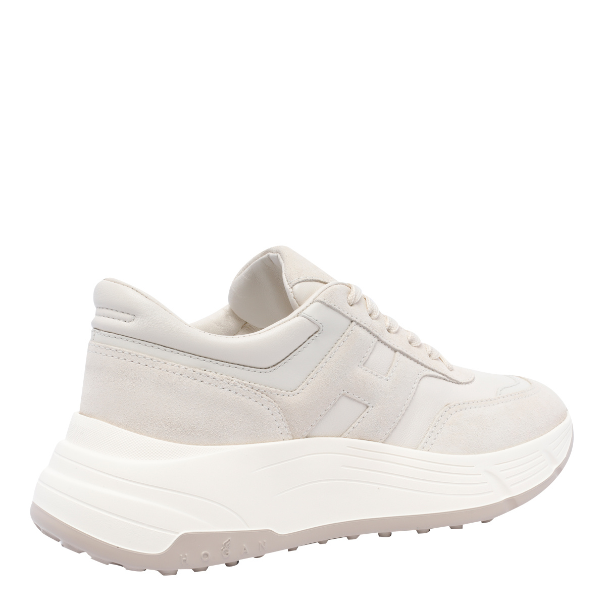 Hogan Round Head Low-cut Sneakers In White
