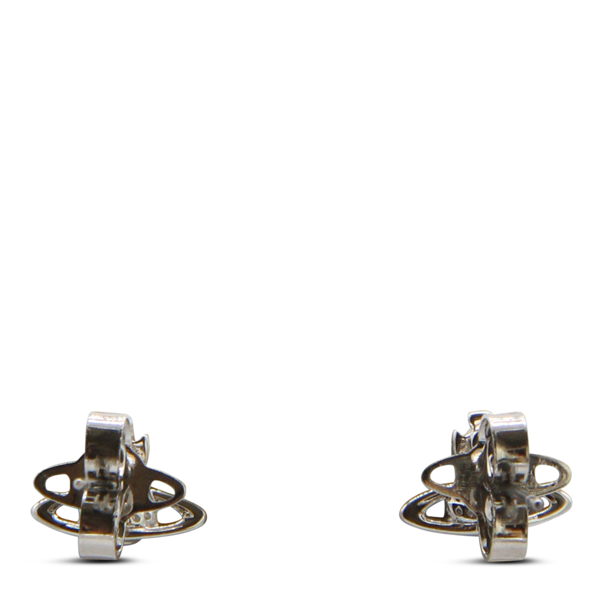 Vivienne Westwood Embellished Earrings In Gray
